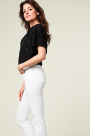 Twinset |  Openwork top Lisa | black  | Picture 7