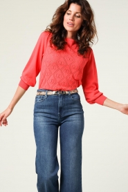 Twinset |  Openwork top Evy | pink  | Picture 5