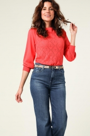 Twinset |  Openwork top Evy | pink  | Picture 2