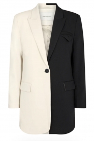Copenhagen Muse |  Two-coloured blazer Tailor  | black   | Picture 1