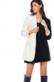 Copenhagen Muse :  Two-coloured blazer Tailor  | black  - img6