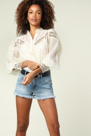 Copenhagen Muse :  Broderie blouse Ultra | natural - img6