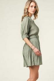 Berenice |  Broderie dress Rapa | khaki  | Picture 7