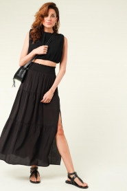 Berenice |  Leather sandals Leonie | black  | Picture 5