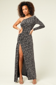 ba&sh |  Cut-out dress with lurex Gita | gold  | Picture 4