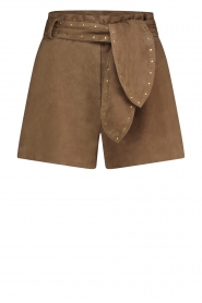 Ibana | Suede short Saskia | beige  | Afbeelding 1