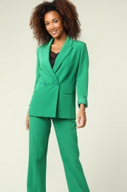 Liu Jo |  Double breasted blazer Bianca | green  | Picture 5