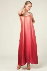 Liu Jo | Ombre maxi-jurk Camelia | roze  | Afbeelding 4