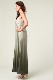 Liu Jo |  Ombre maxi dress Camelia | green  | Picture 7