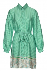  Printed dress Lucia | green