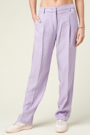 Liu Jo |  Shiny trousers Merciano | purple  | Picture 5