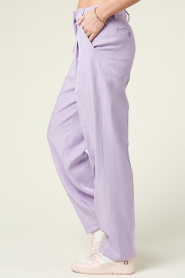 Liu Jo |  Shiny trousers Merciano | purple  | Picture 6