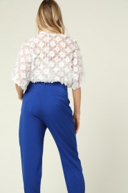 Silvian Heach |  Floral embroidered top Girlus | white  | Picture 8