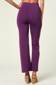 Silvian Heach |  Flared stretch pants Fearow | purple  | Picture 6
