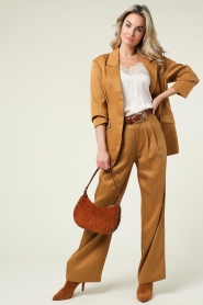 Notes Du Nord |  Tailored blazer Ginger | camel  | Picture 3