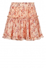 Silvian Heach |  Floral print skirt Nulipy | peach  | Picture 1