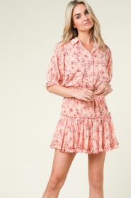 Silvian Heach |  Floral print skirt Nulipy | peach  | Picture 6