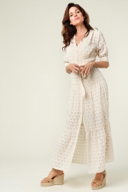 Silvian Heach |  Transparent maxi dress Dunja | naturel  | Picture 6