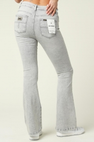 Lois Jeans | High waist flared jeans Raval L32 | grijs  | Afbeelding 6