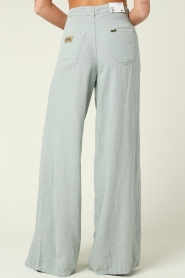 Lois Jeans |  Linen wide leg pants Marlene | green  | Picture 6