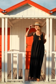 Devotion |  Maxi dress Kapinas | black  | Picture 2