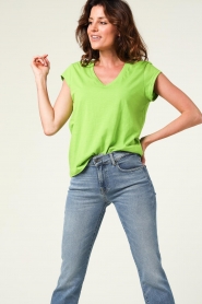 CC Heart | T-shirt with v-neck Vera | green  | Picture 6