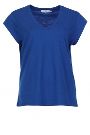 CC Heart | T-shirt with v-neck Vera | blue  | Picture 1