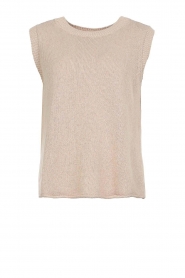  Cotton knitted top Java | Beige 
