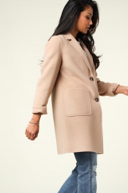 STUDIO AR |  Wool blend blazer jacket Maritta | camel   | Picture 8