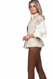 STUDIO AR |  Woolen waistcoat Susan | beige  | Picture 7