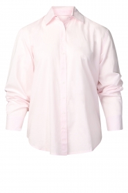 Moment Amsterdam |  Cotton blouse Laura | light pink  | Picture 1