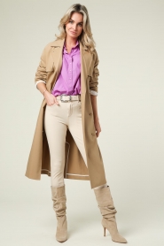 Second Female |  Trenchcoat Silvia | Camel  | Picture 4