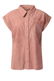 Alter Ego |  Suede blouse Mia | pink