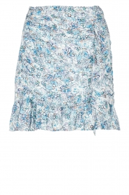 Suncoo |  Mini skirt with lurex details Fauve | blue  | Picture 1