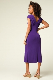 Patrizia Pepe | Stretch jurk Violet | paars  | Afbeelding 7