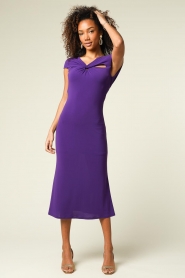 Patrizia Pepe |  Stretch dress Violet | purple  | Picture 4