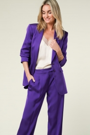 Patrizia Pepe |  Oversized blazer Jill | purple  | Picture 7