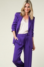 Patrizia Pepe |  Oversized blazer Jill | purple  | Picture 8