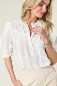 Dante 6 |  Blouse with lace Nadieh | natural  | Picture 9