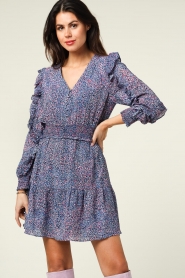 Dante 6 |  Printed dress Lively | paars  | Picture 2