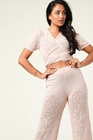 Twinset |  Crochet wrap top Olivia | pink  | Picture 5
