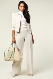 Gianni Chiarini |  Braided shopper Super | green  | Picture 2