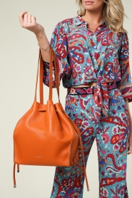 Gianni Chiarini |  Leather bucket bag Joy | orange   | Picture 3