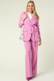 Aaiko |  Flarerd trousers Vantalle | pink  | Picture 2