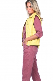 STUDIO AR |  Limited Edition: Leather waistcoat Shirley | yellow  | Picture 7