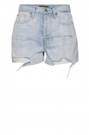 7 For All Mankind |  Mid waist short Monroe | blue  | Picture 1