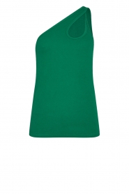 Copenhagen Muse |  One-shoulder stretchtop Siv | green