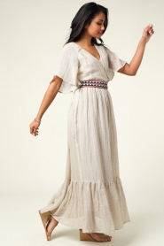 Louizon |  Maxi dress Kat | natural  | Picture 7