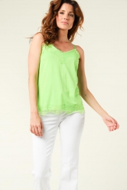CC Heart |  Top with lace details Puck | green  | Picture 5