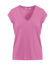 CC Heart |  T-shirt with V-neck Vera | pink  | Picture 1